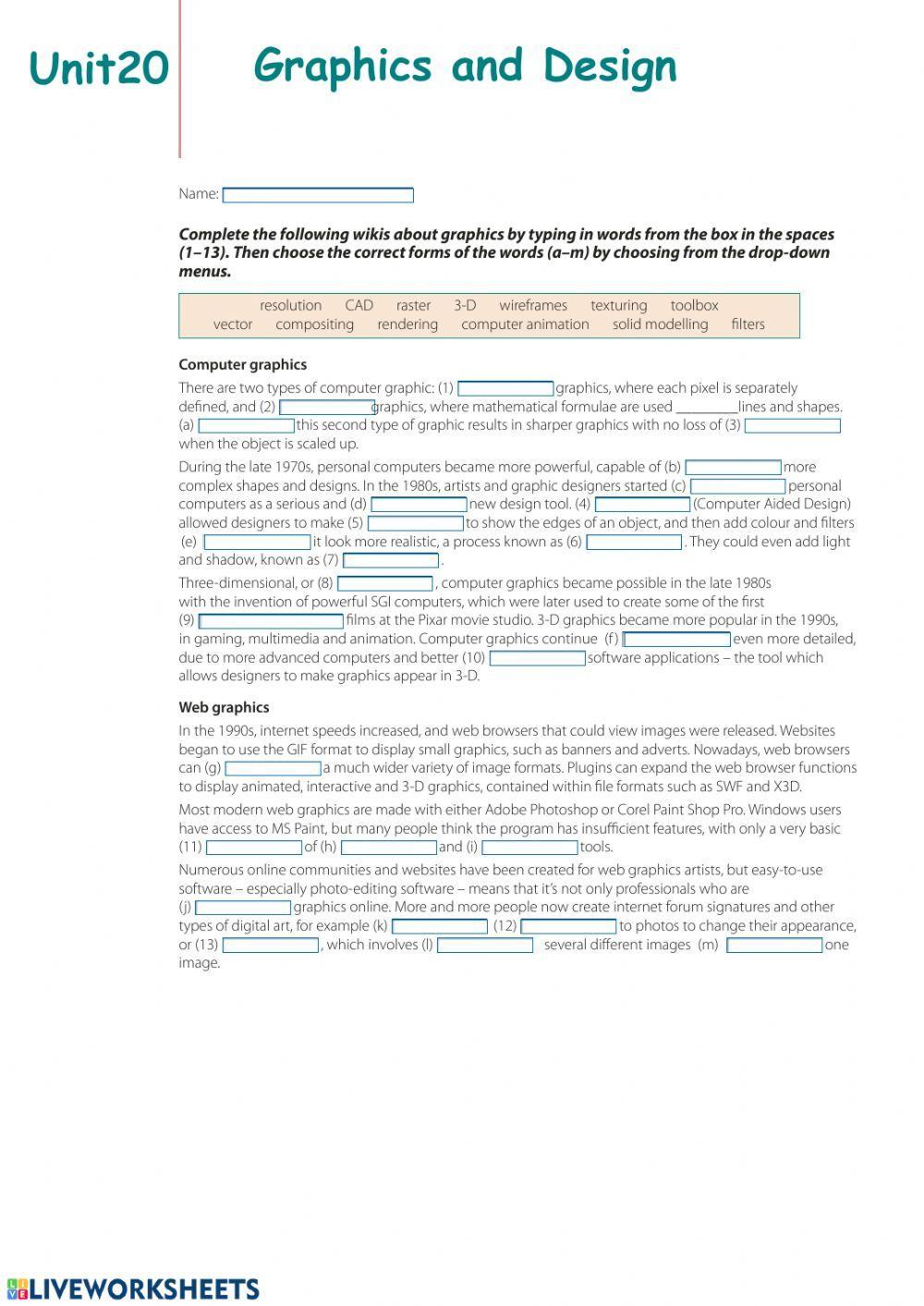 Computer Graphics and Design