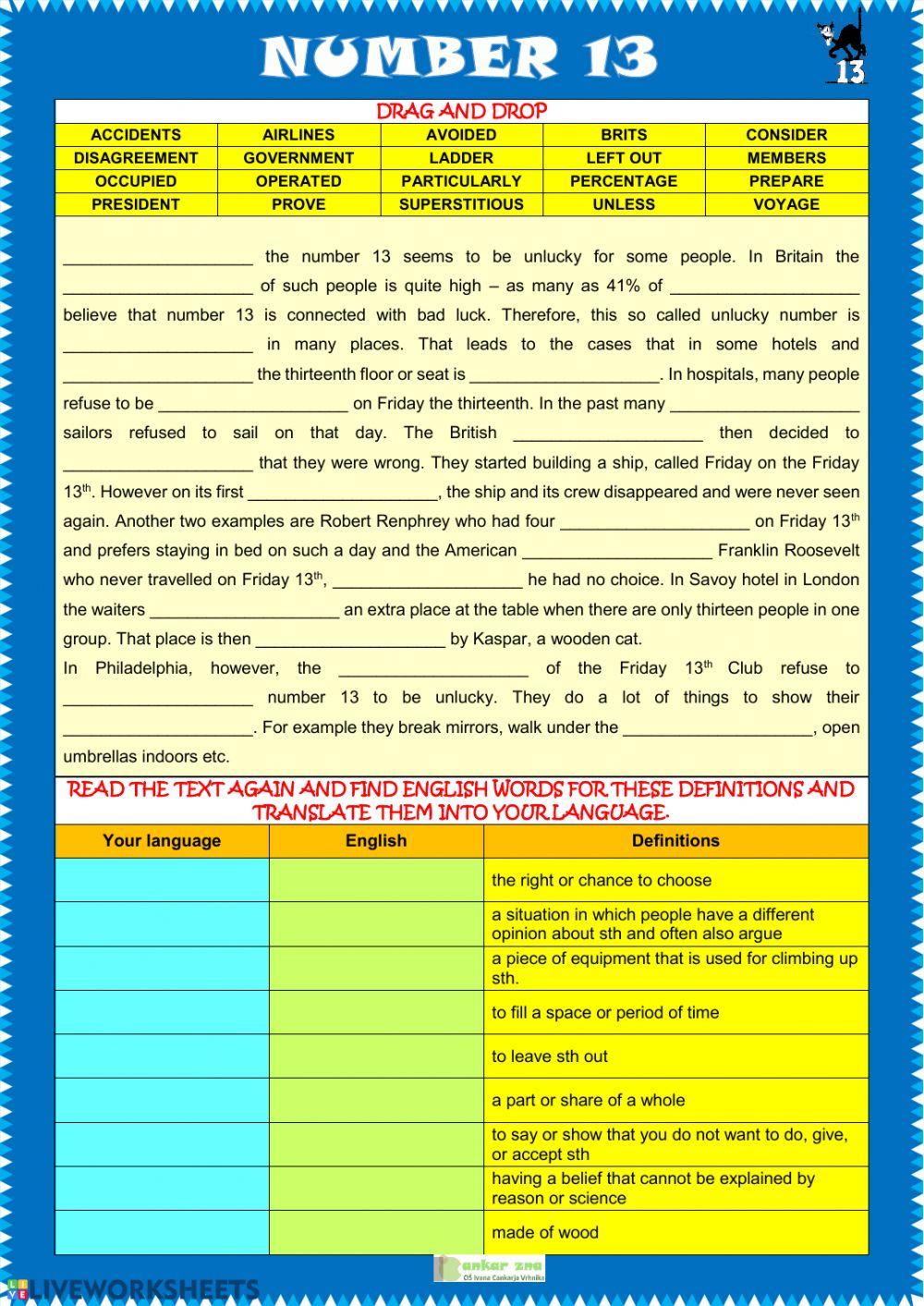 number-13-worksheet-live-worksheets
