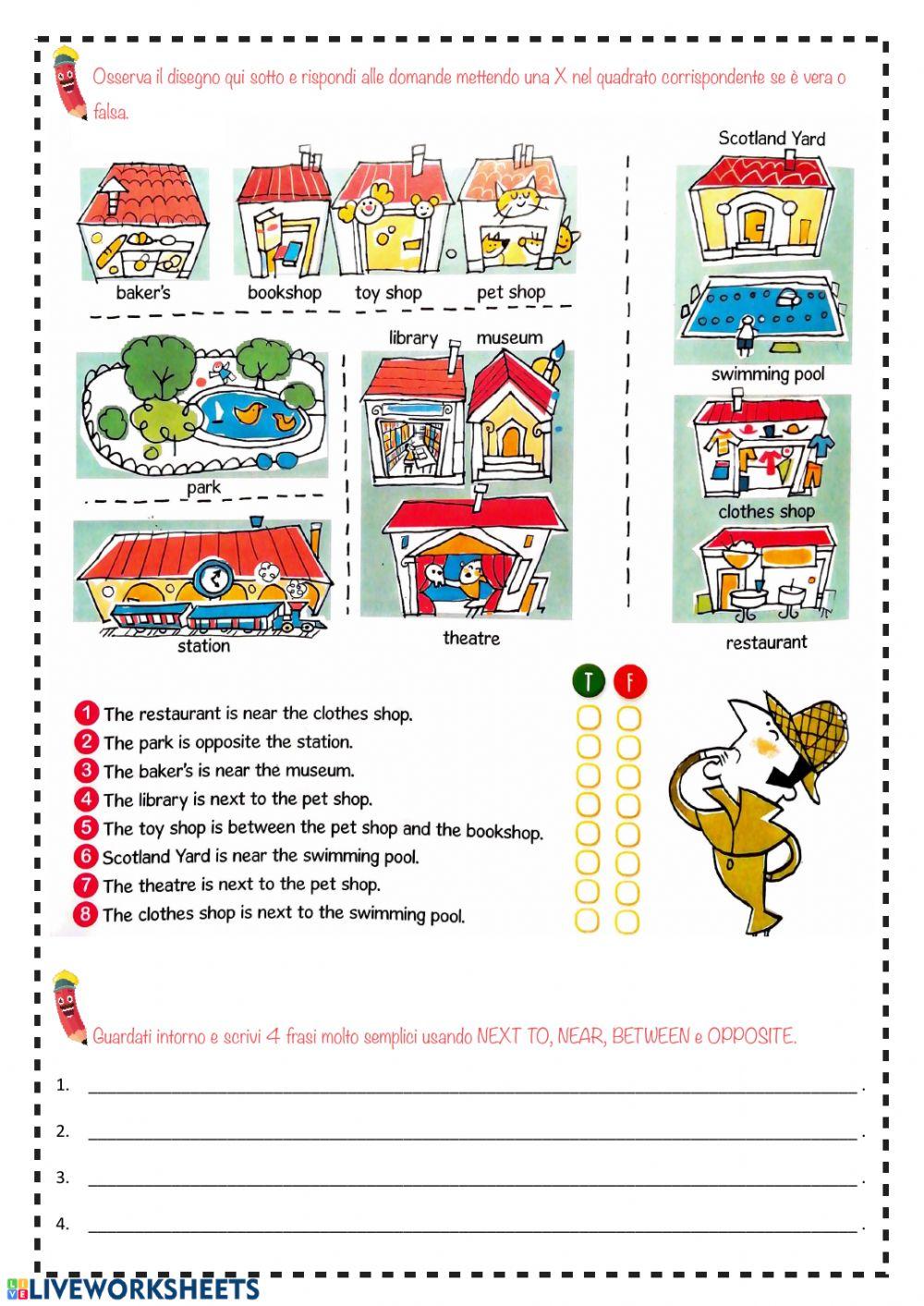 Prepositions of place