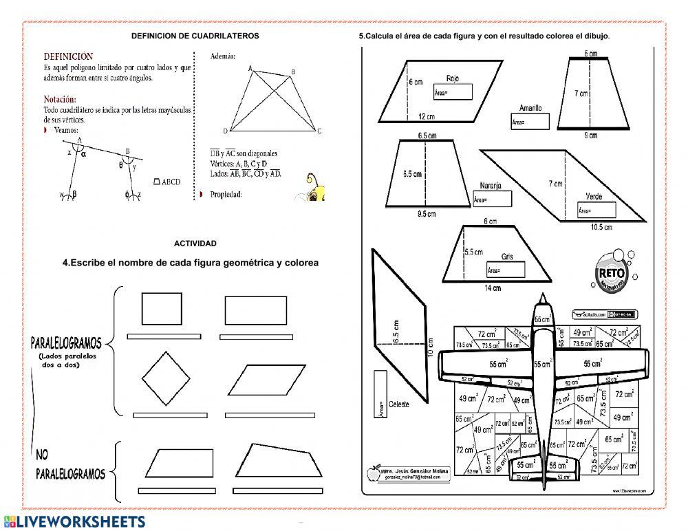 Potenciación y cuadrilateros
