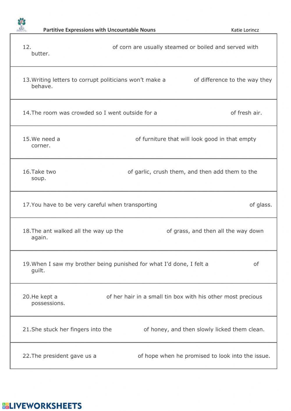 Partitives