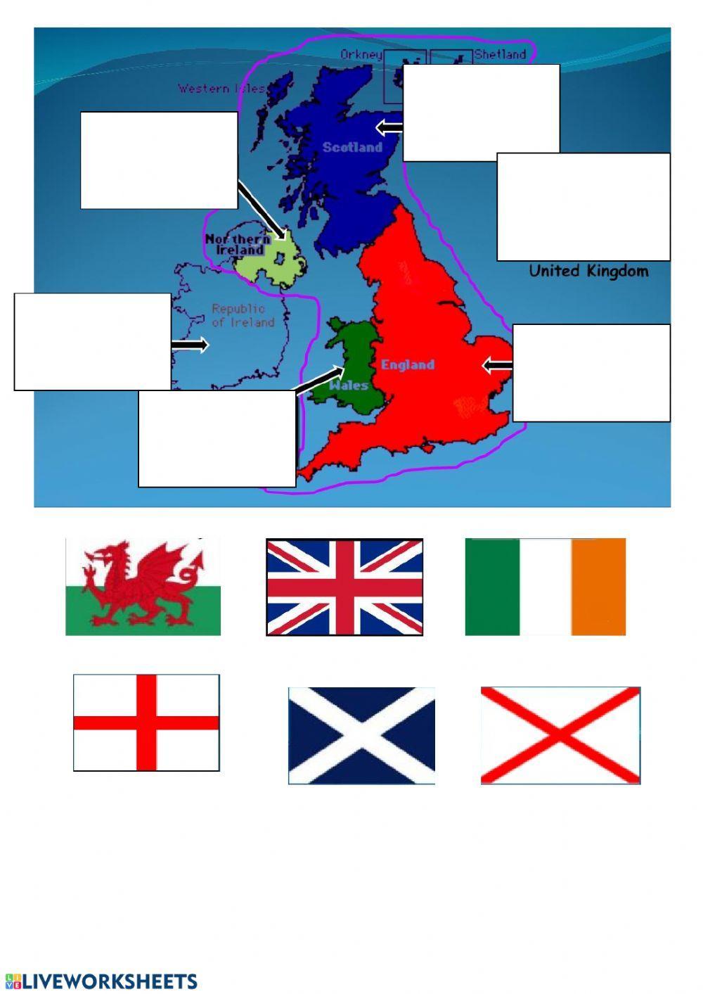 Flags - European English Speaking Countries