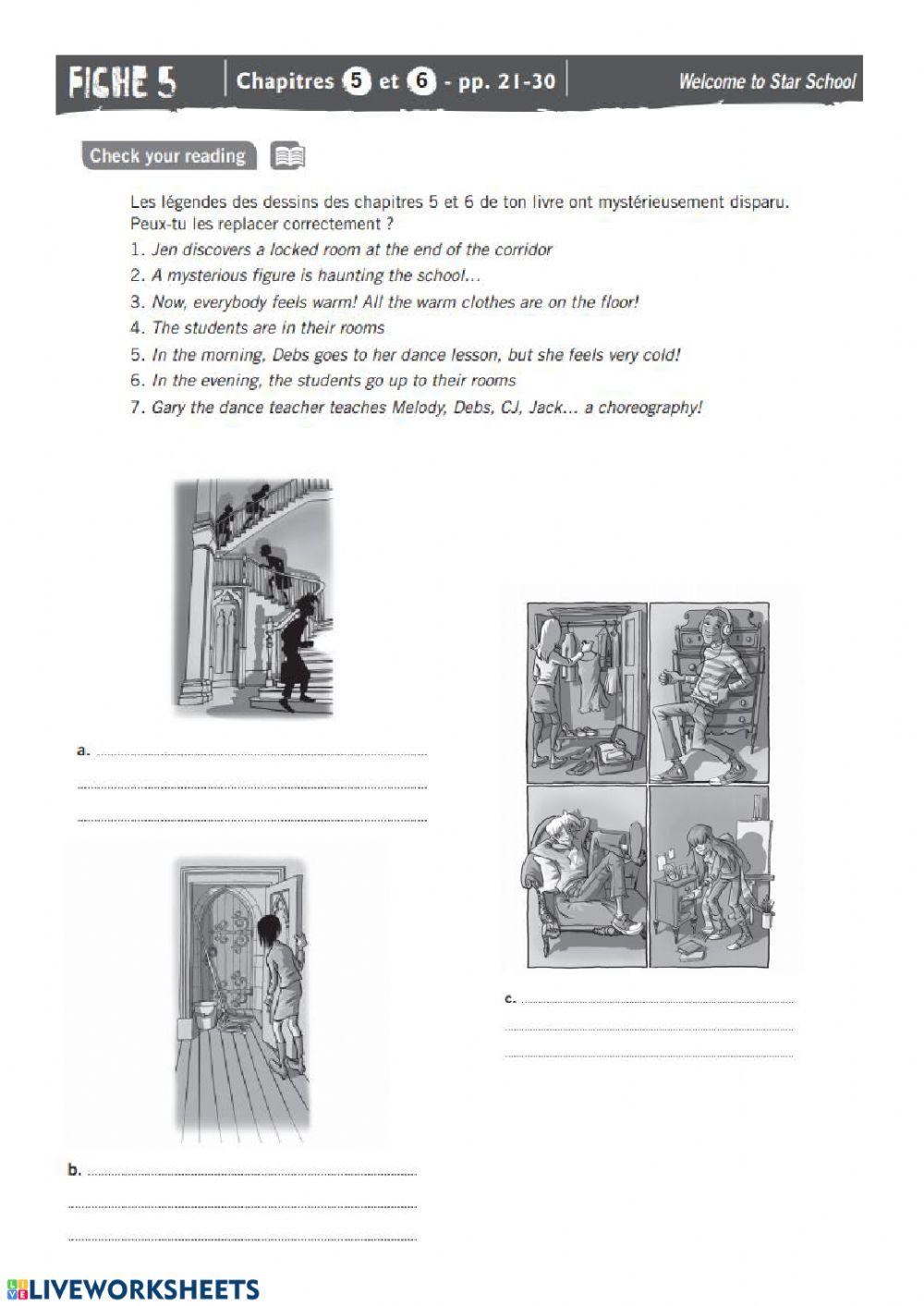 Fiche 3: Welcome to Star School