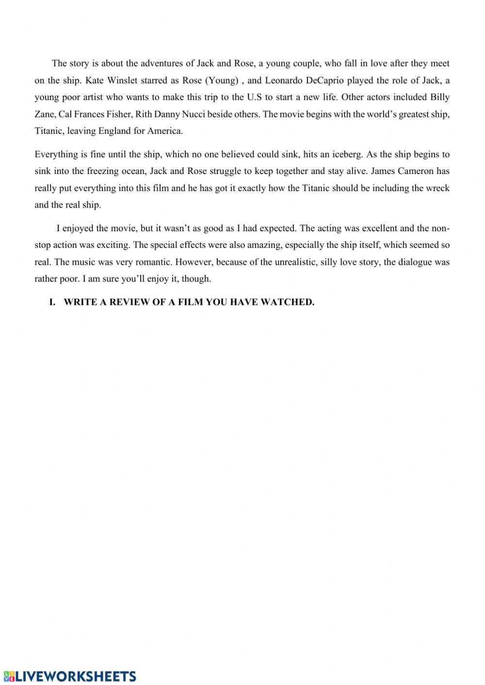 Review of unit 9: Sustainable Development