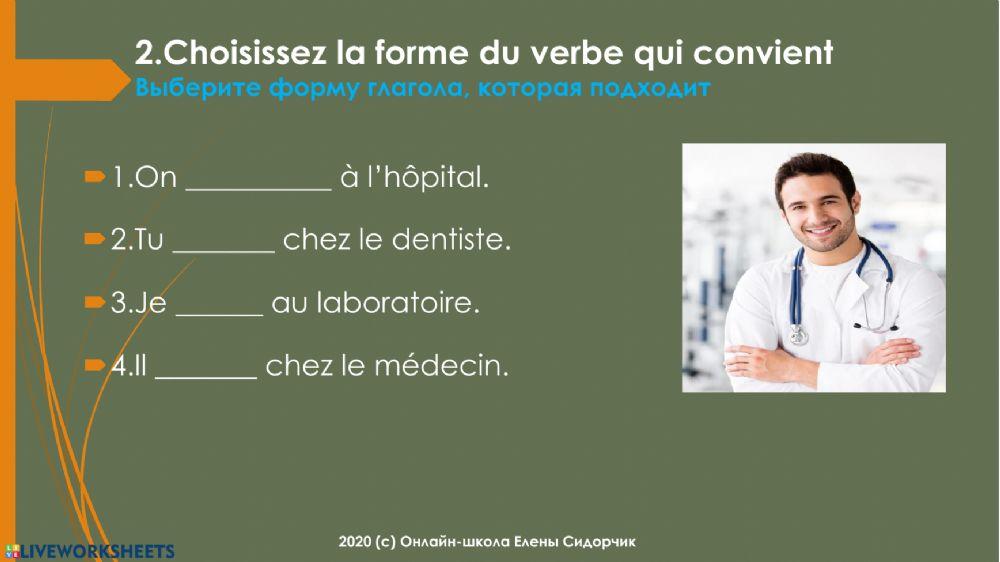 Verbe aller au Présent