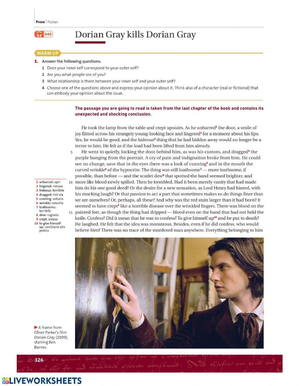 Dorian Gray kills Dorian Gray Dorian Gray kills Dorian Gray