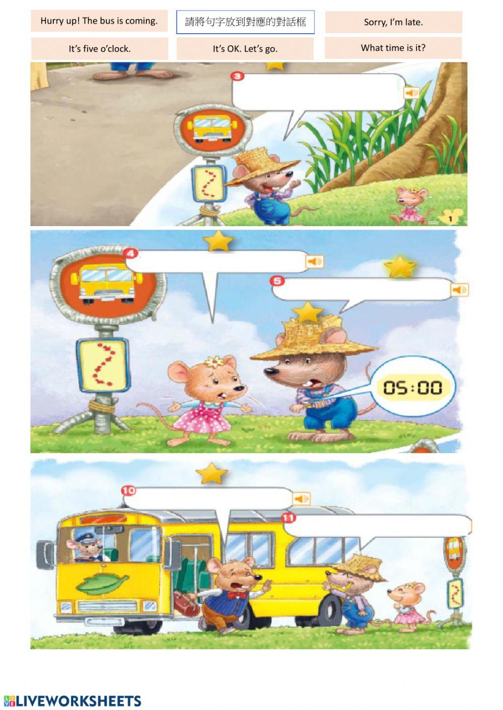 Hello Kids Book4 Lesson1 What time is it?