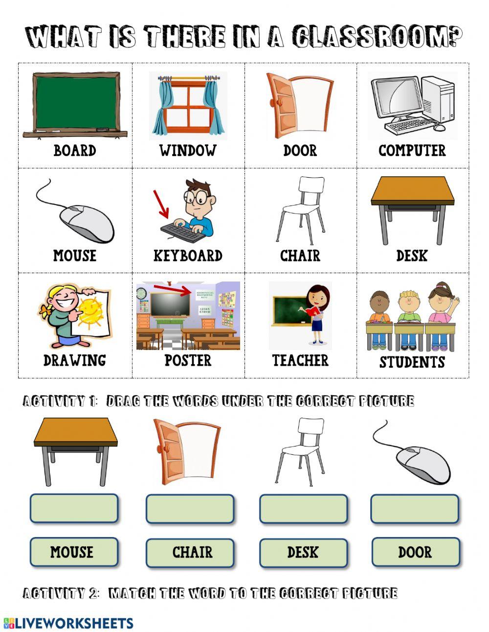 Classroom Vocabulary