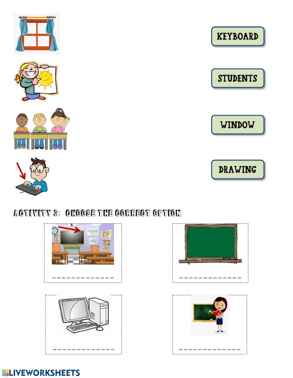 Classroom Vocabulary