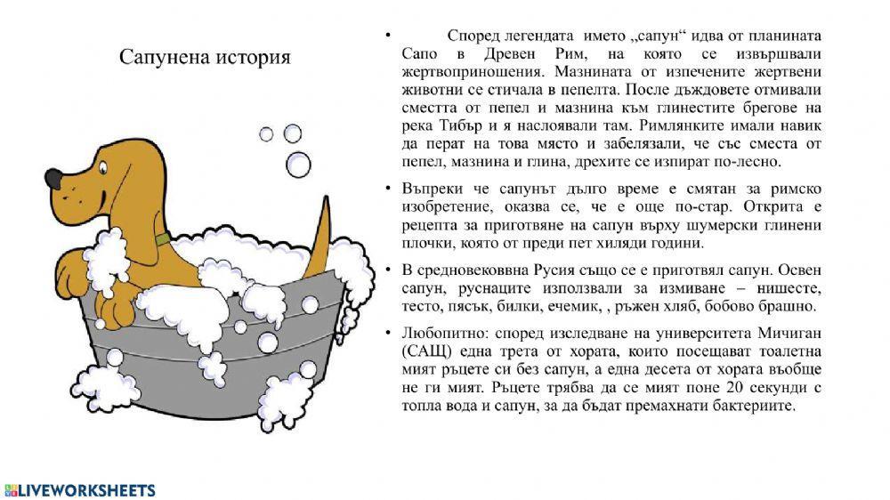 Четене с разбиране, 3 клас