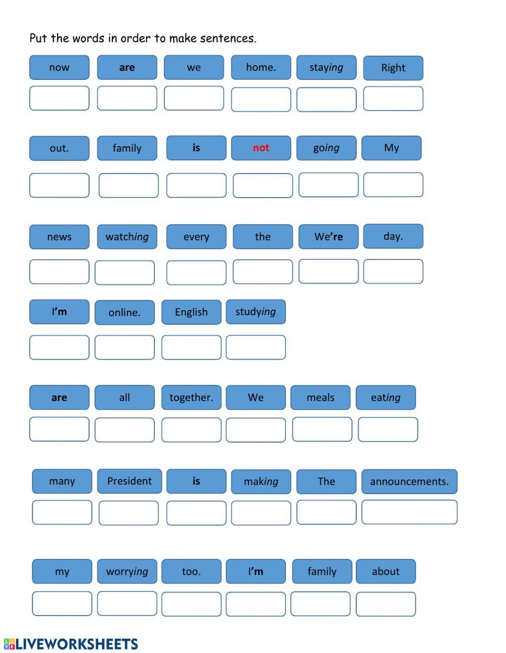 Present Continuous 1