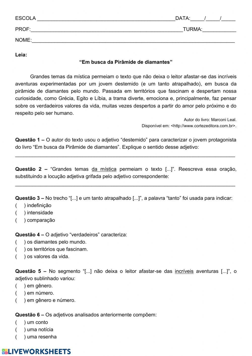 Interpretação de texto