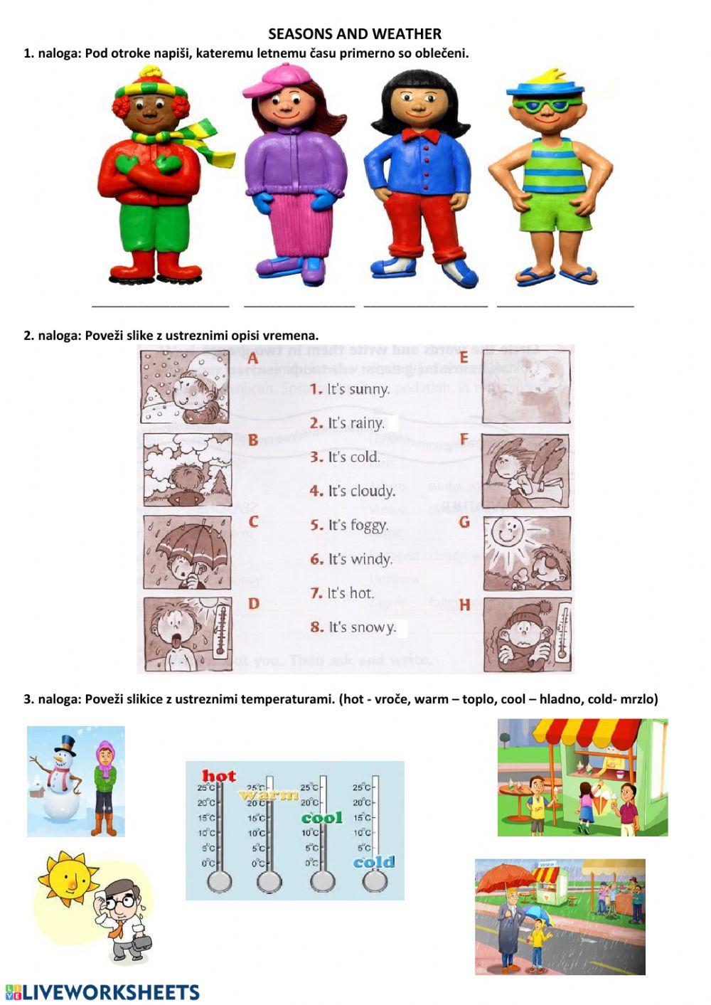 Letni časi in vreme