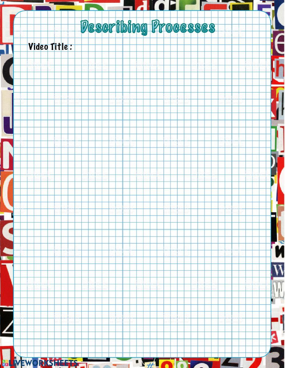 Describing Processes