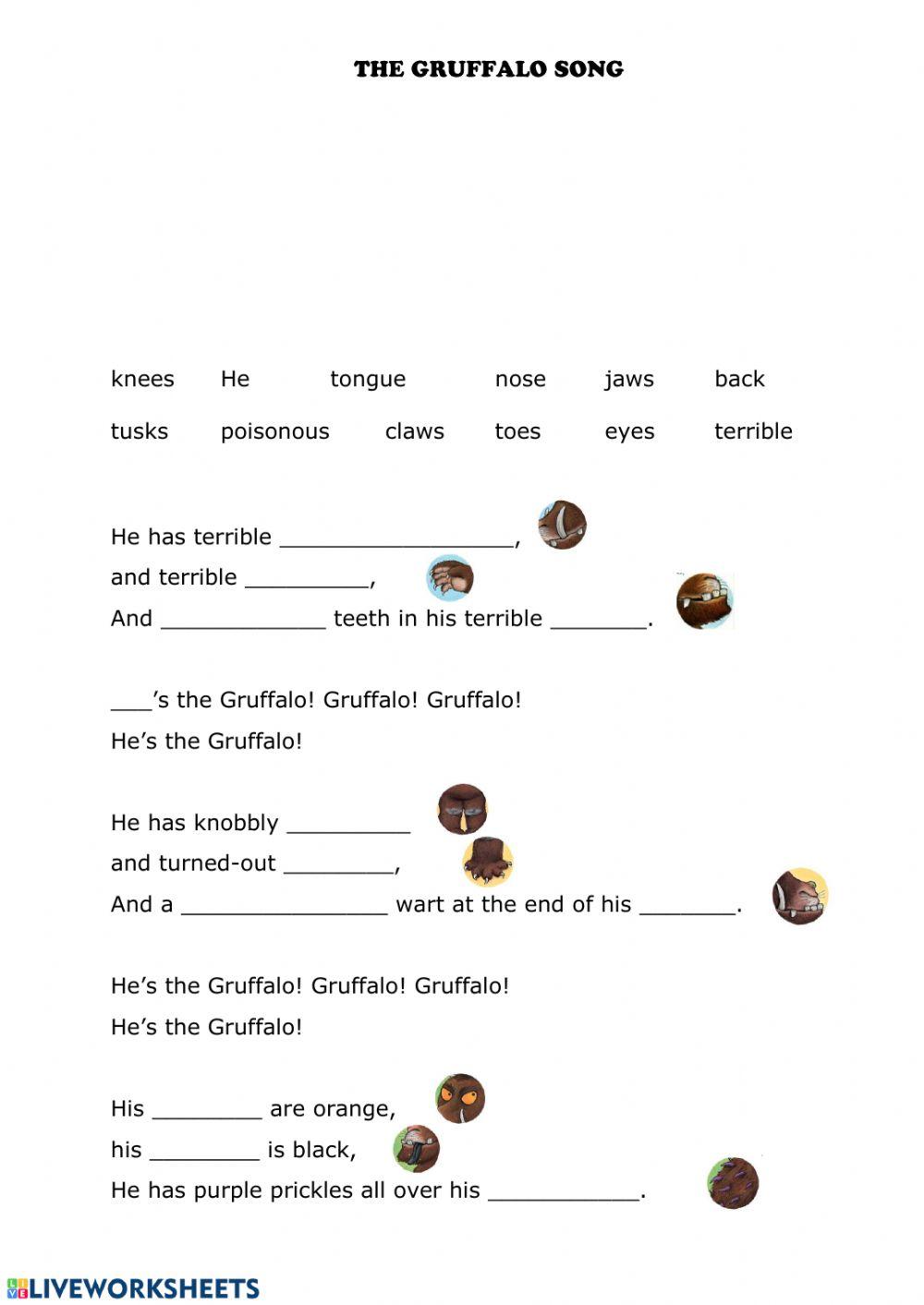 The Gruffalo song
