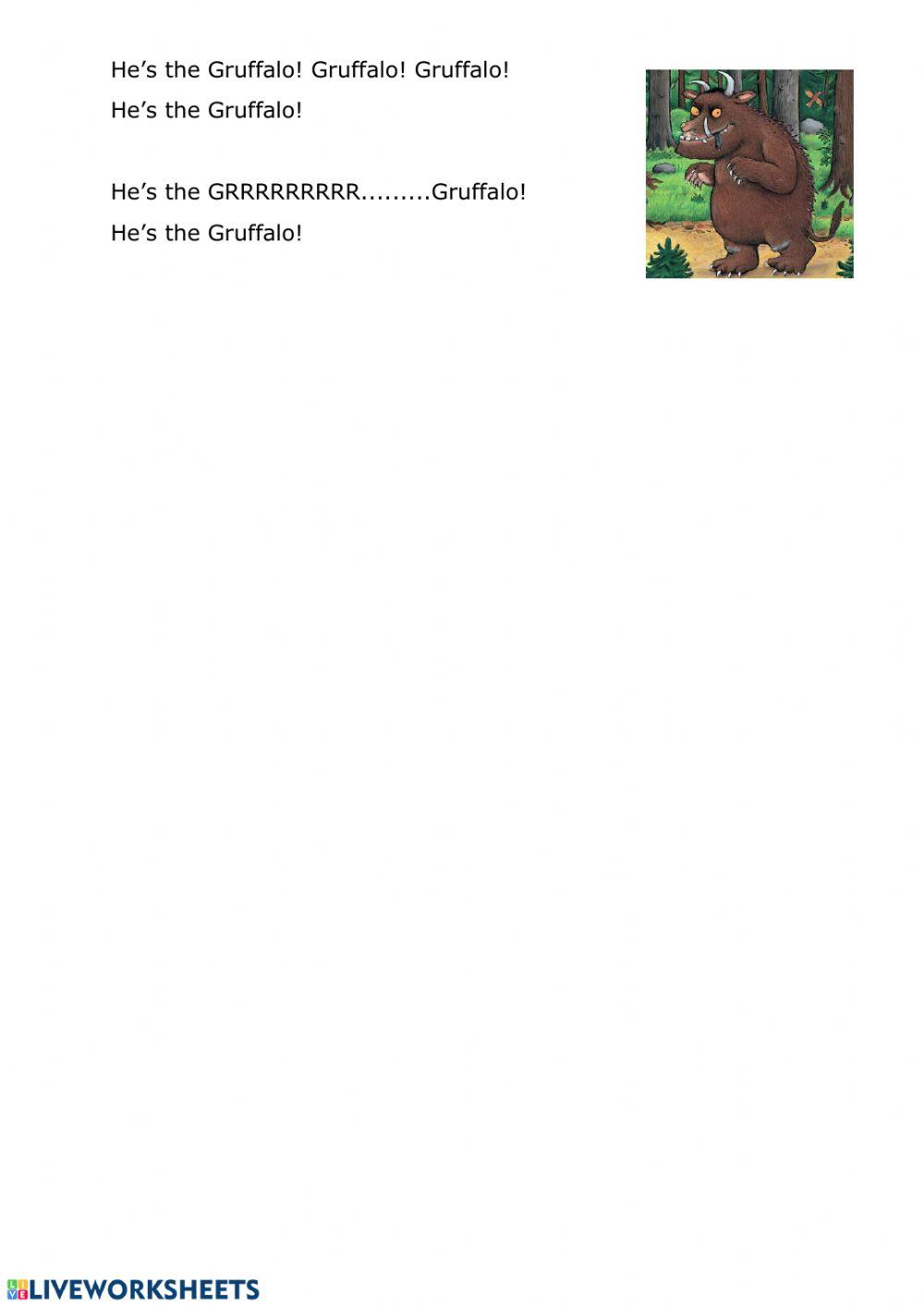 The Gruffalo song The Gruffalo song