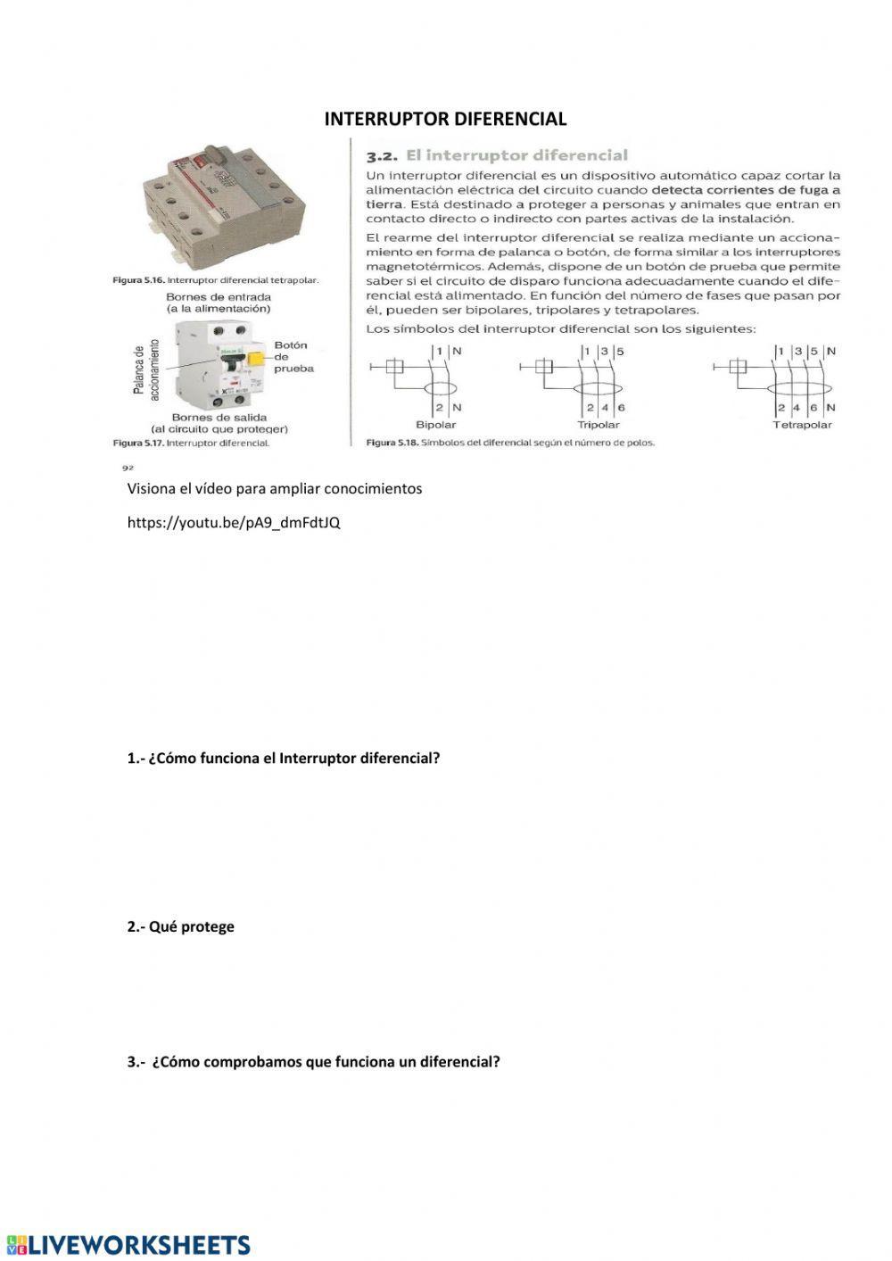 Interruptor diferencial