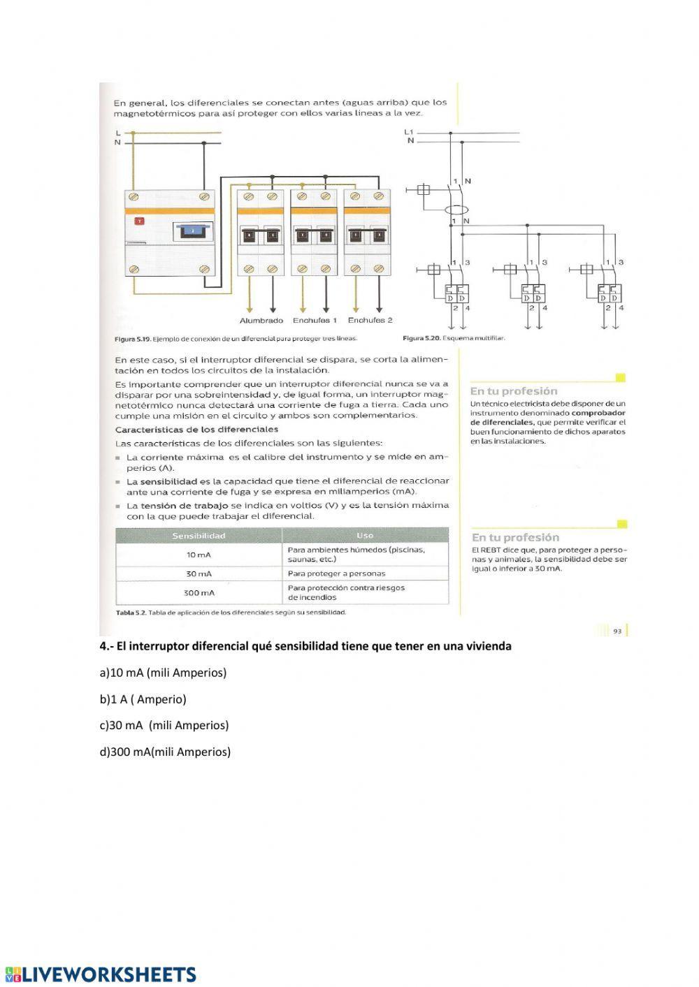 Interruptor diferencial