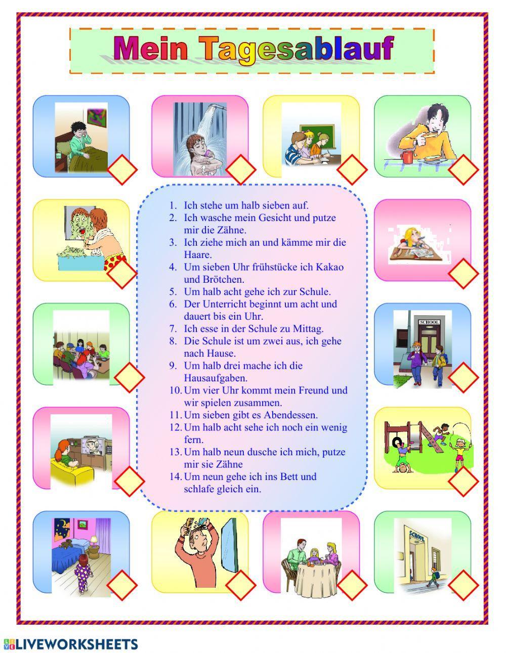 Mein Tagesablauf