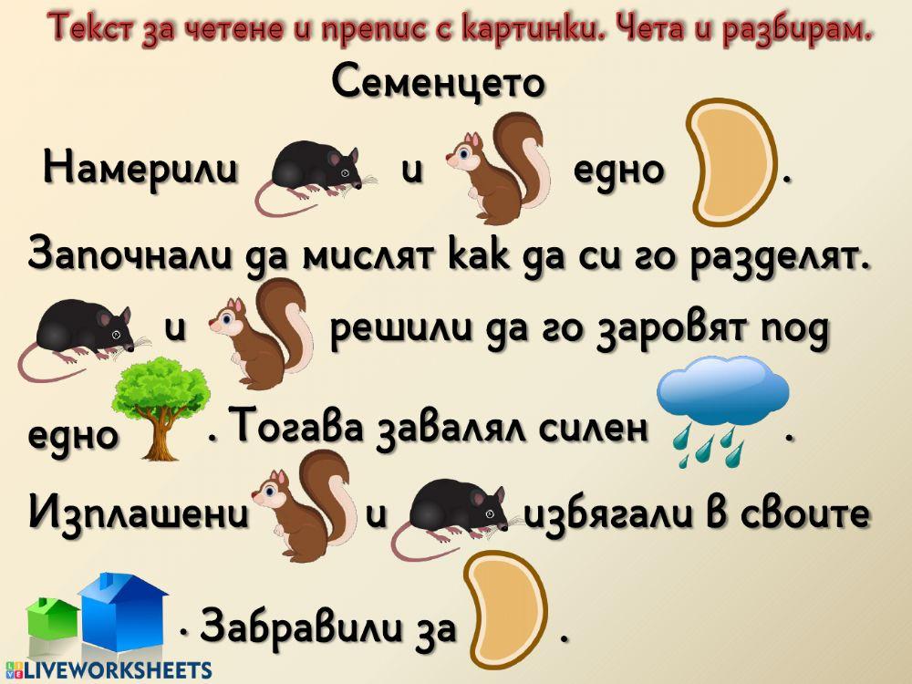 Чета и разбирам - 1.клас