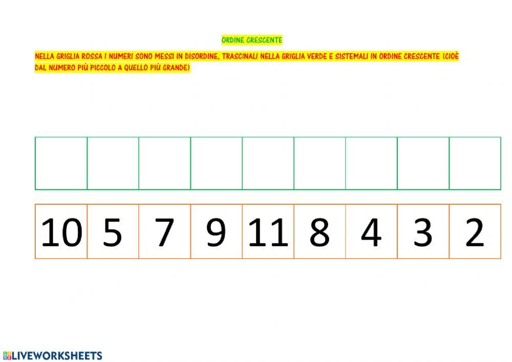 Ordine crescente