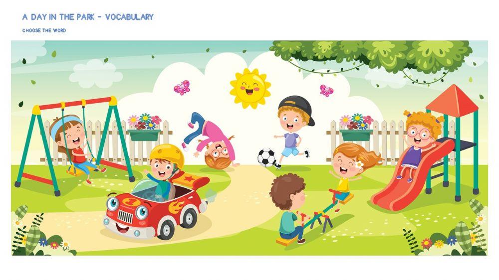 A day in the park - Vocabulary