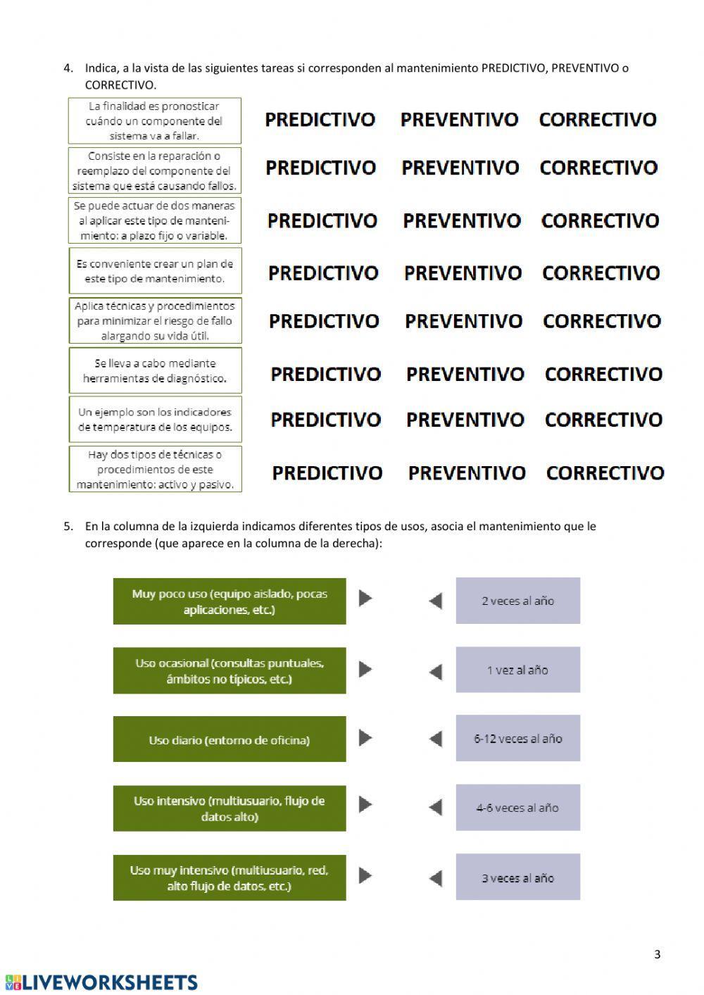 Preguntas mantenimiento pc
