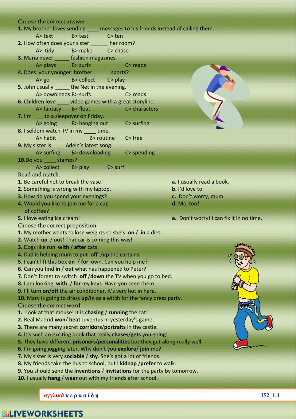 I52-1.1 Vocabulary Revision