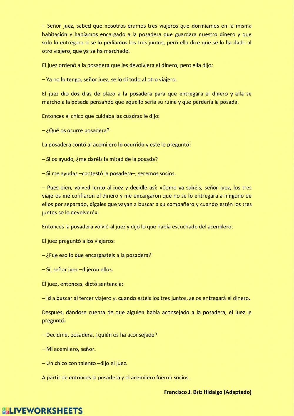 Texto de compresión