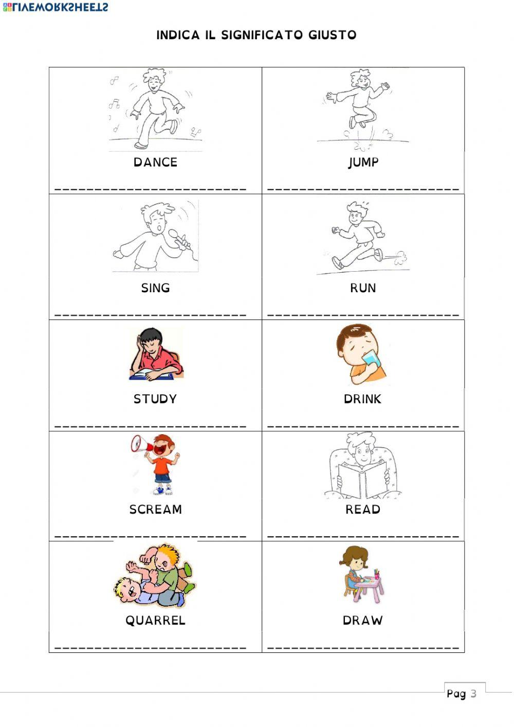Scrivi il significato giusto