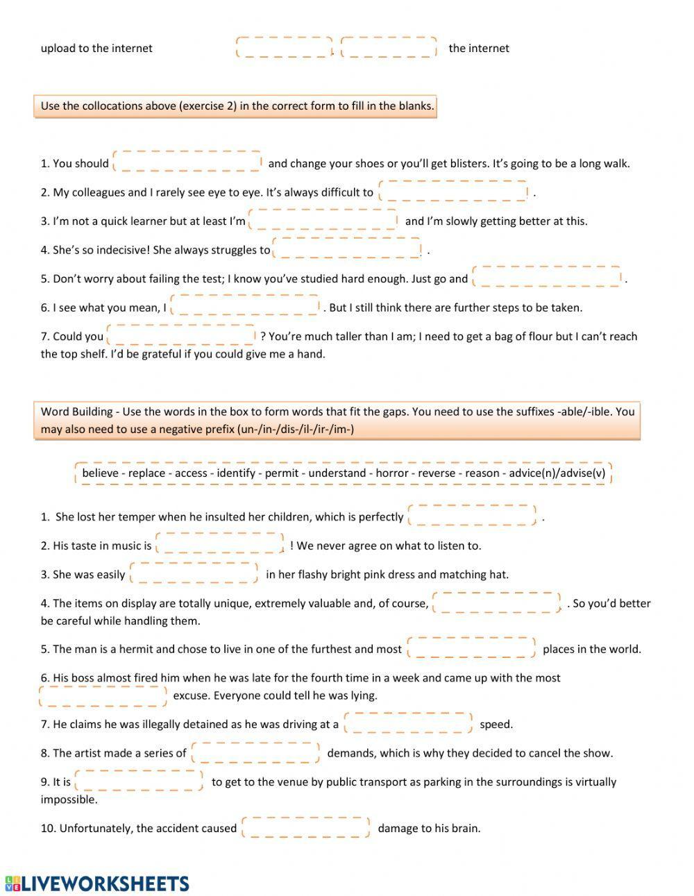 Vocabulary Vocabulary