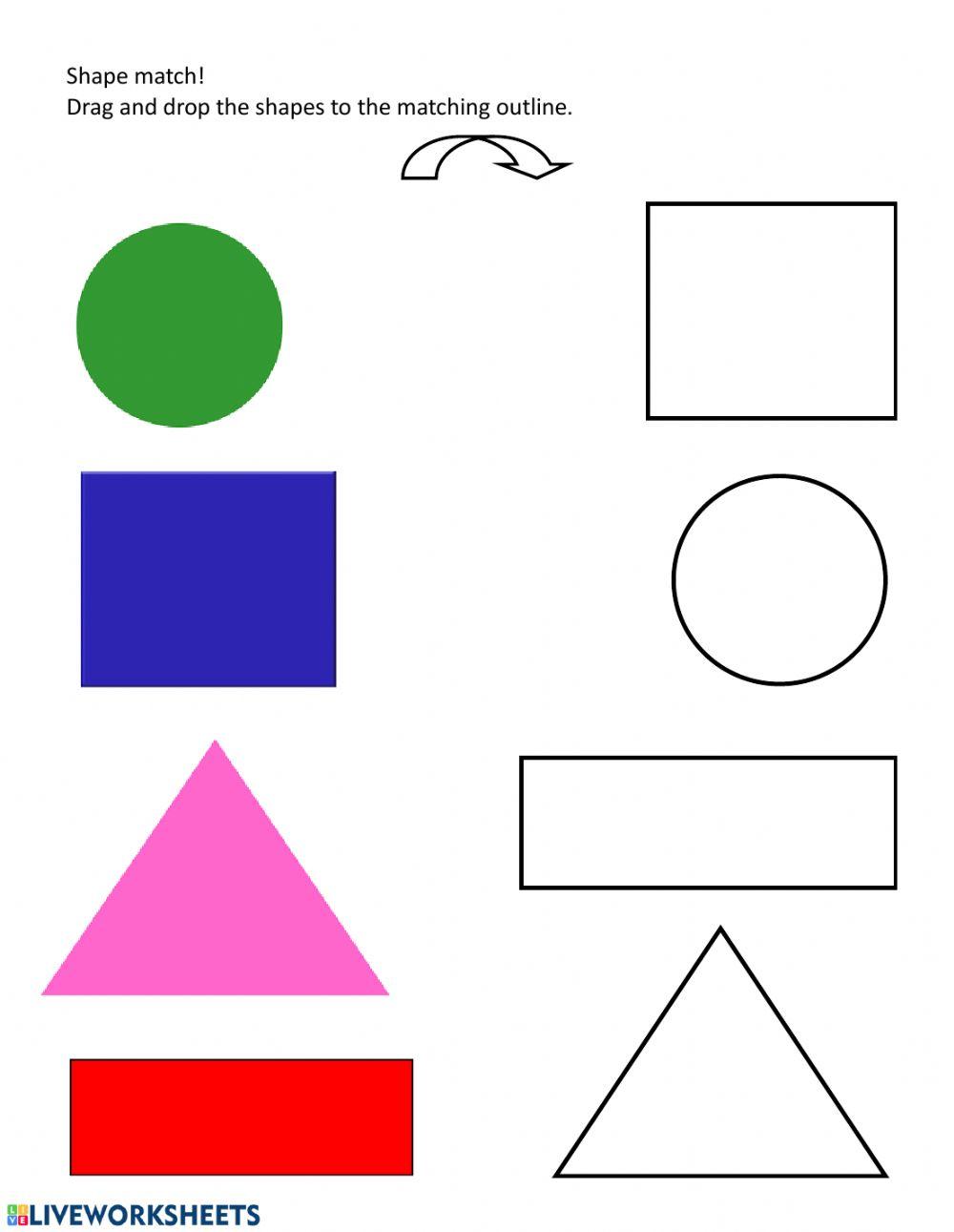 Matching 4 shapes
