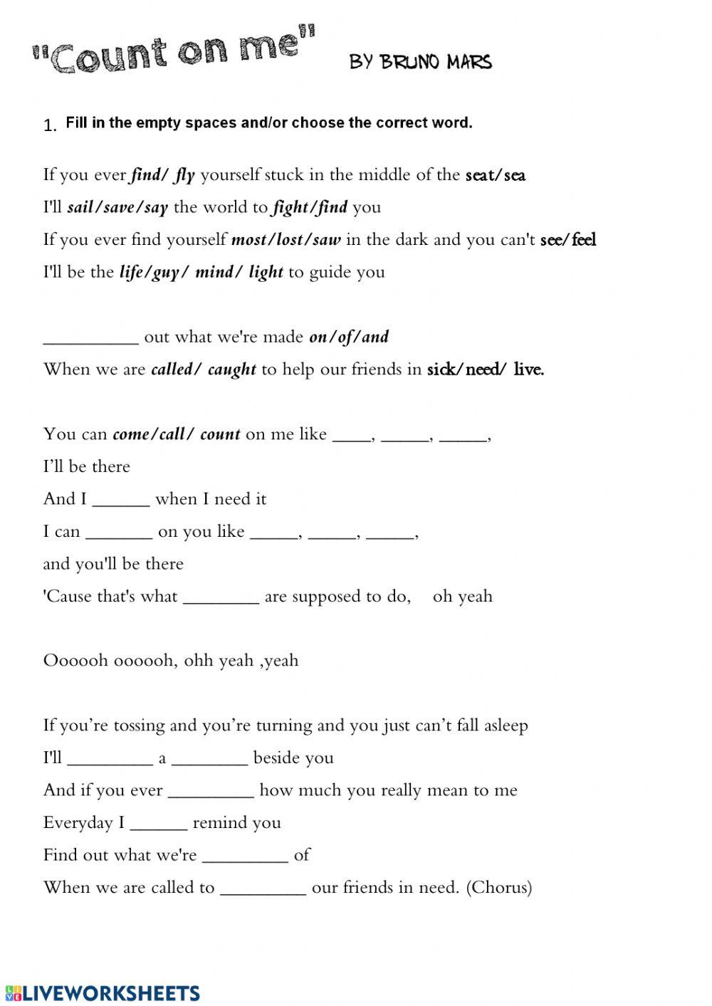 english-with-songs-worksheet-live-worksheets