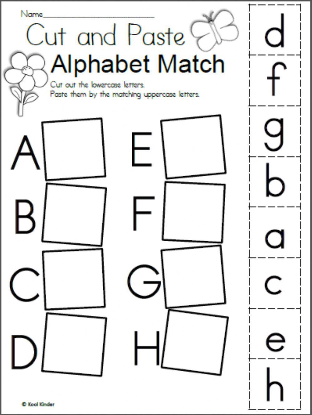 Alphabet matching Alphabet matching