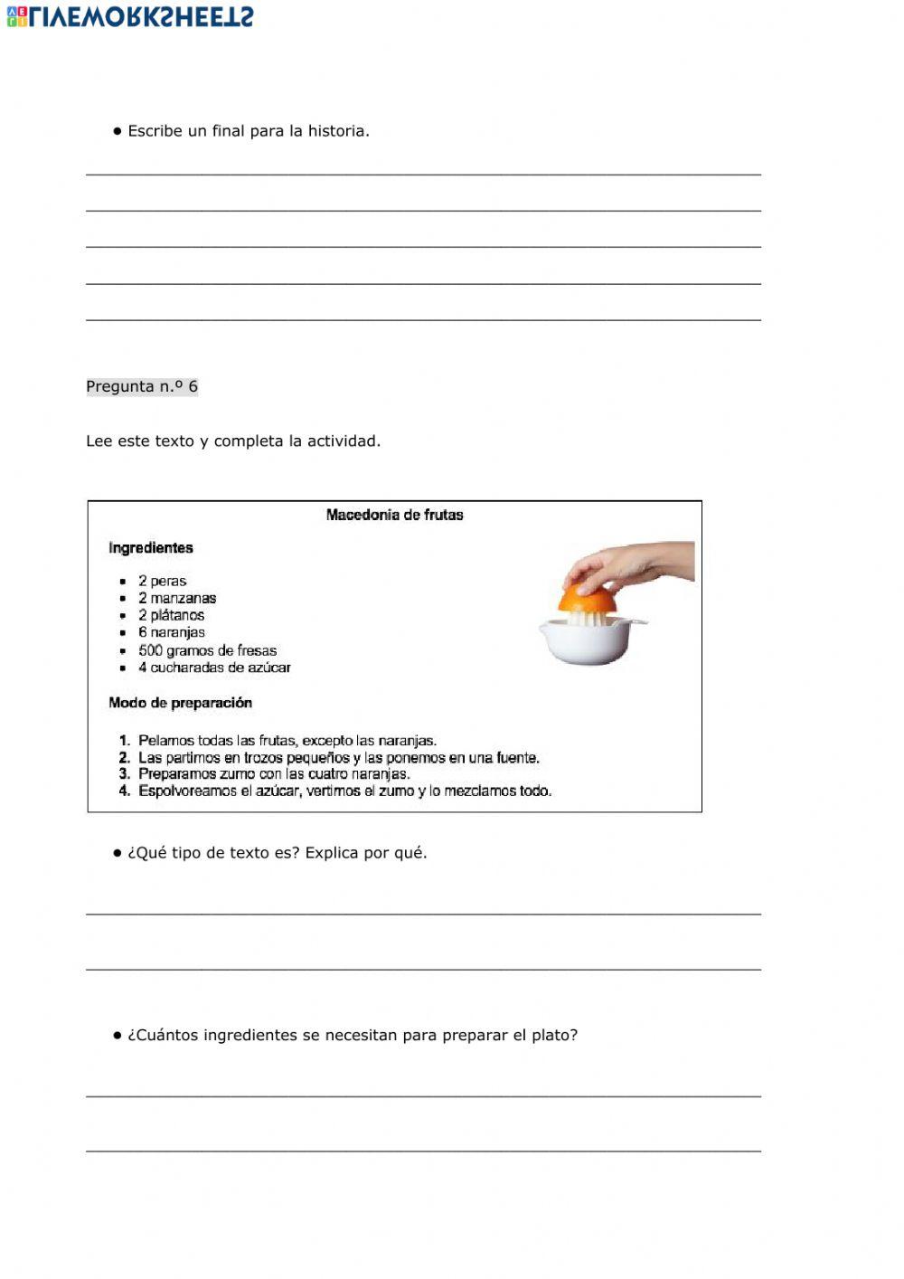 Repaso tema 8 lengua Arcu