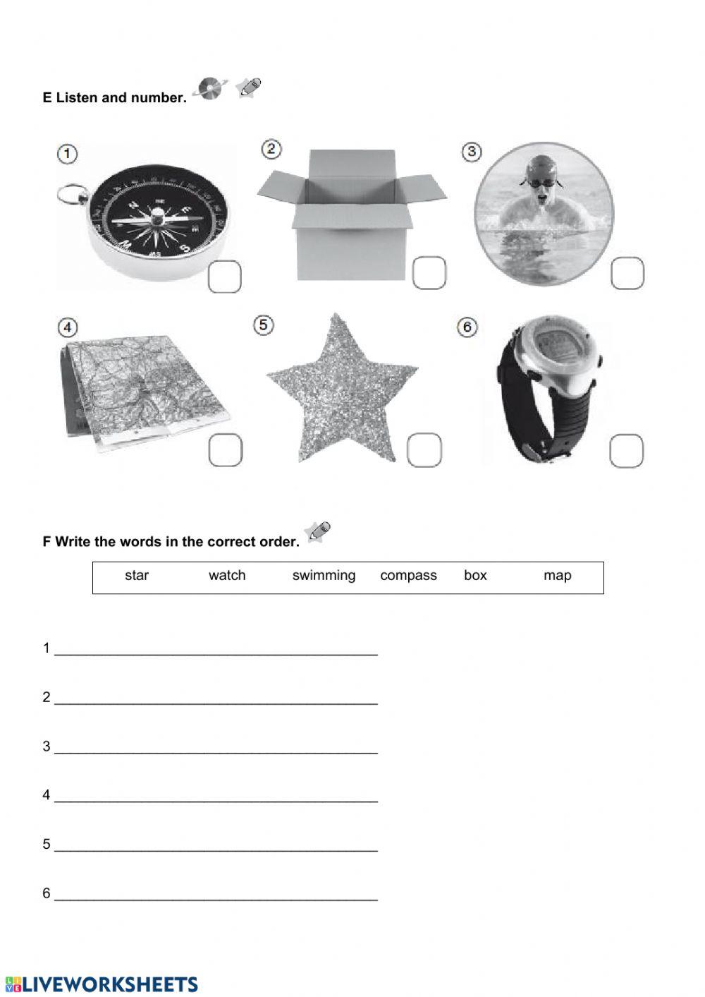 Comet test 4º unit 4 y 5