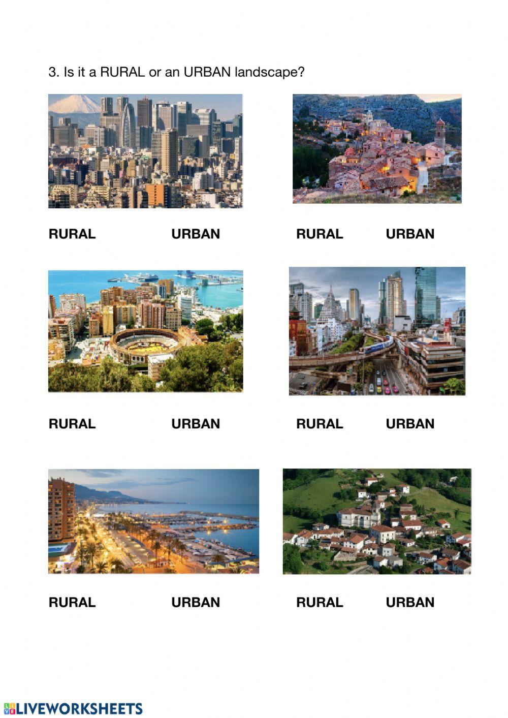 Natural features of the landscape