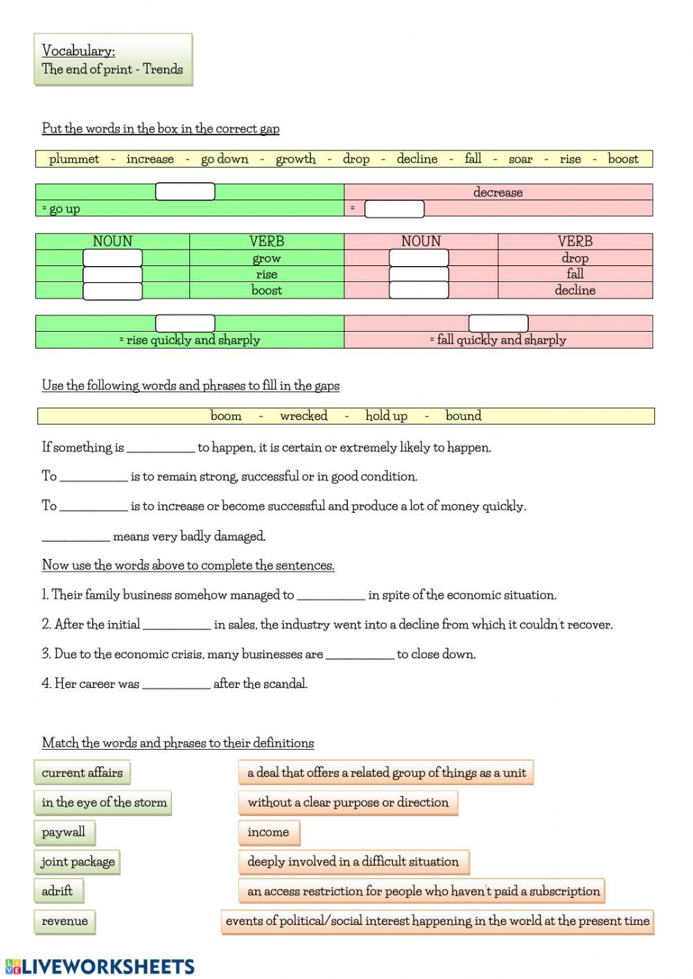 Vocabulary Vocabulary