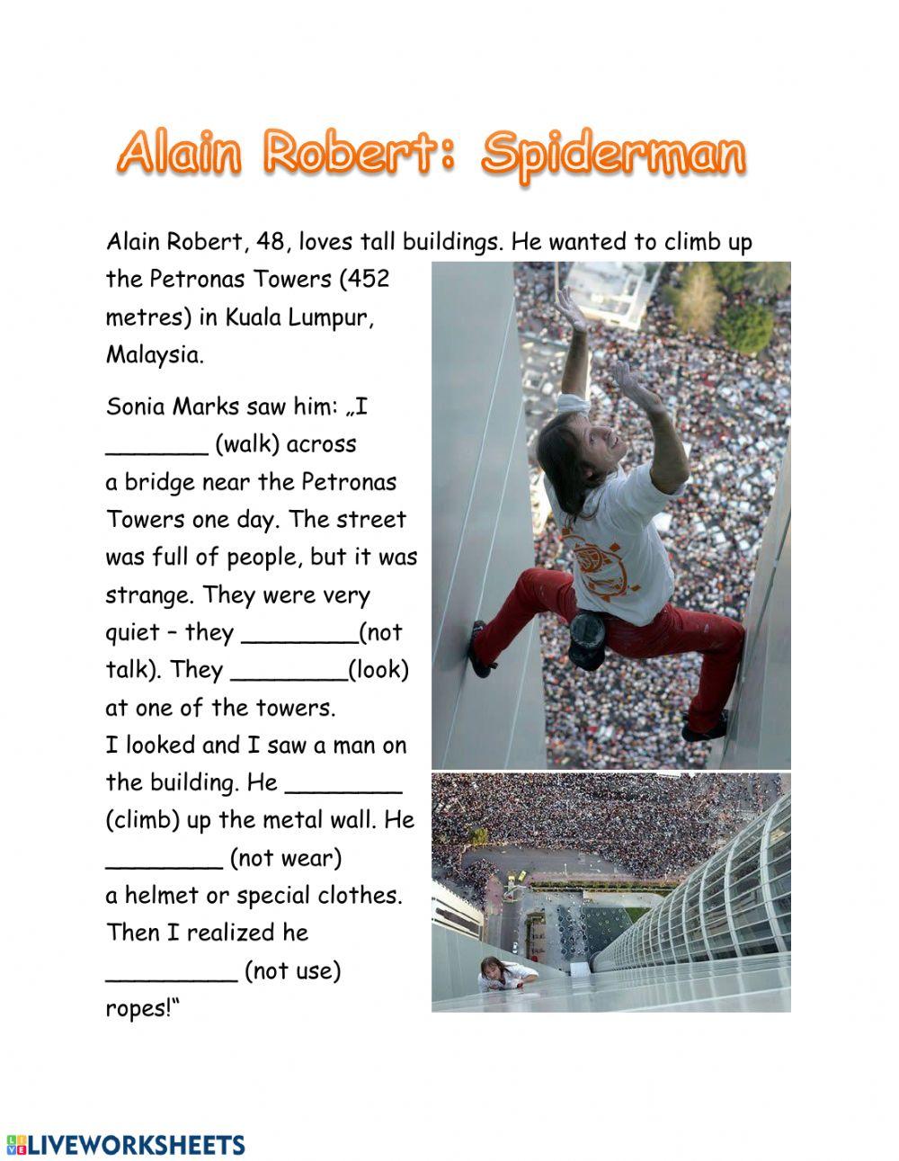 Alain Roberts: Spiderman