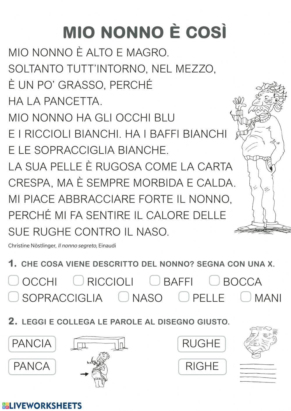 carta del nonno