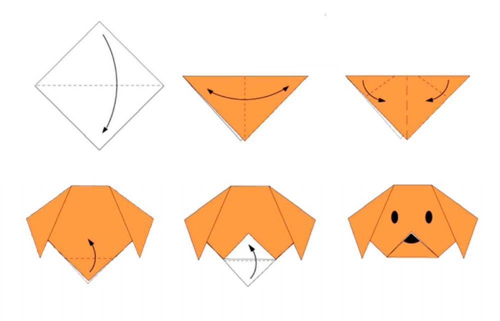 Perro de origami