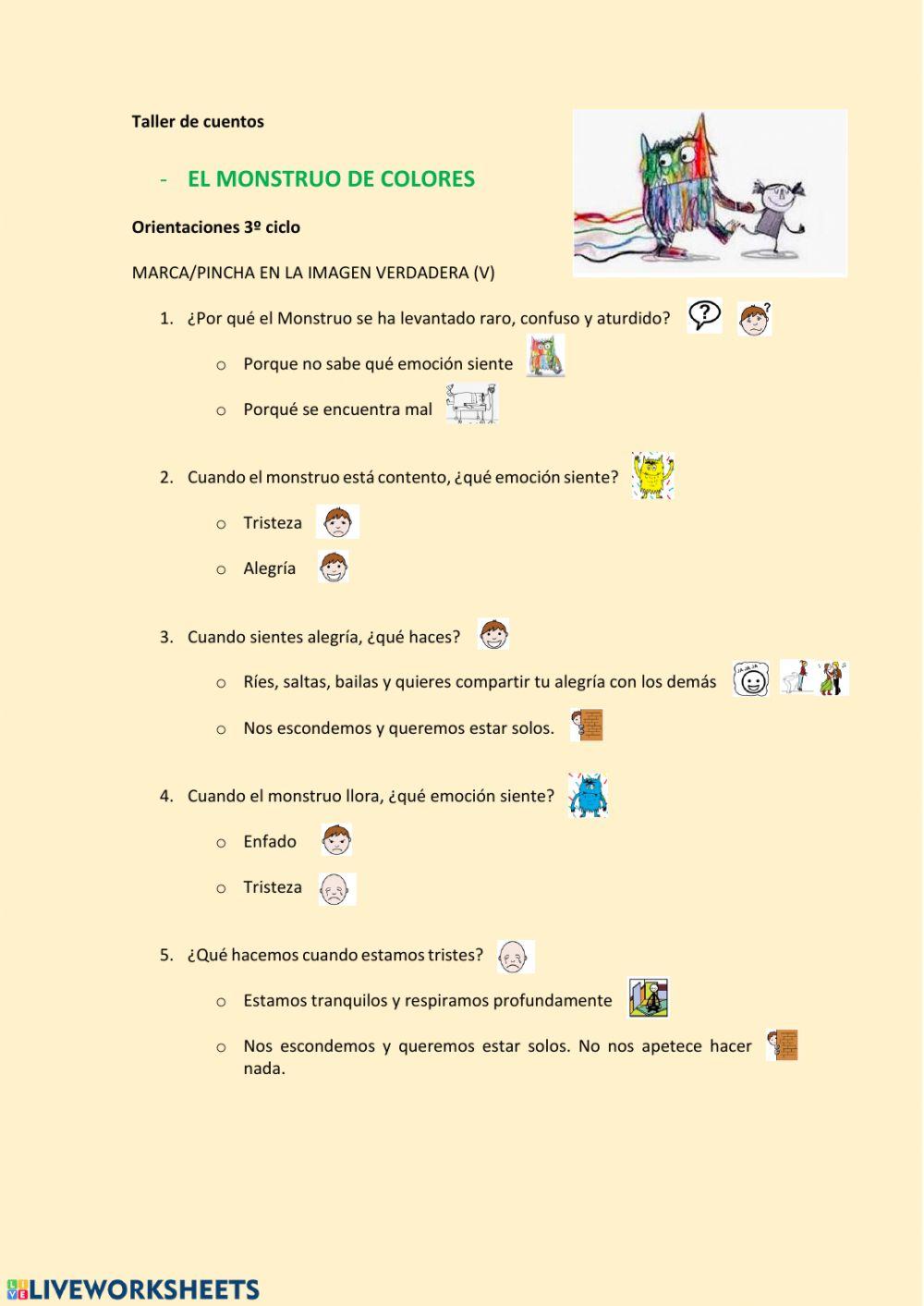 El monstruo de colores