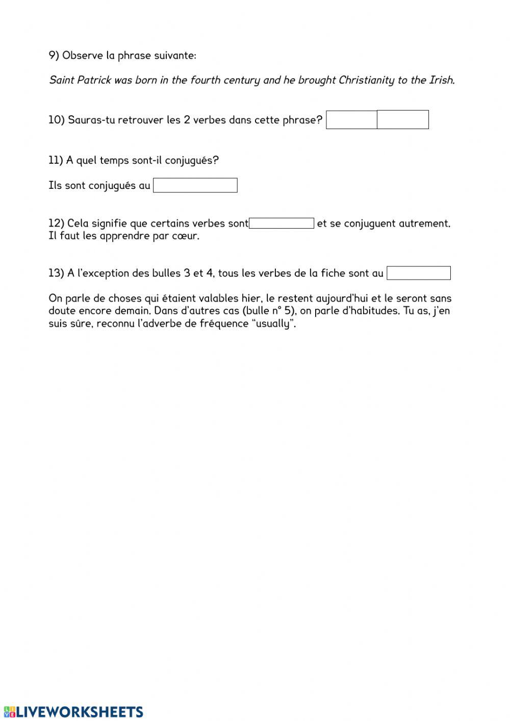 Saint Patrick's Day Grammar FActs