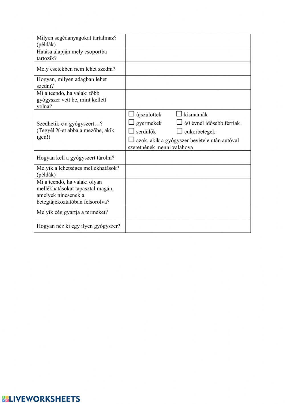 Gyógyító szereink