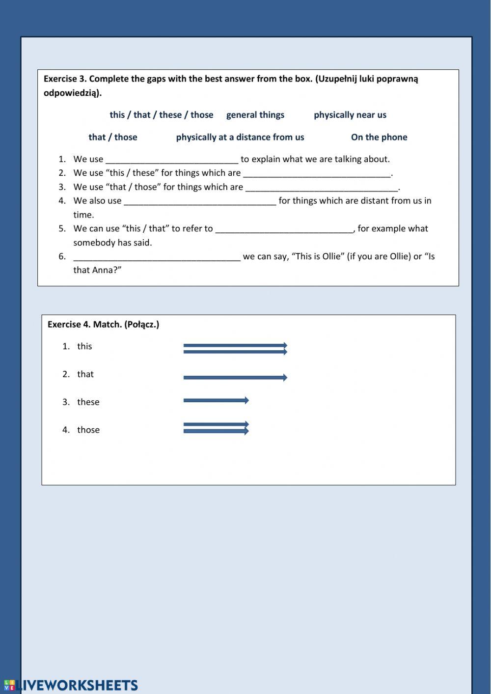 Teen Explorer 7 -Demonstratives