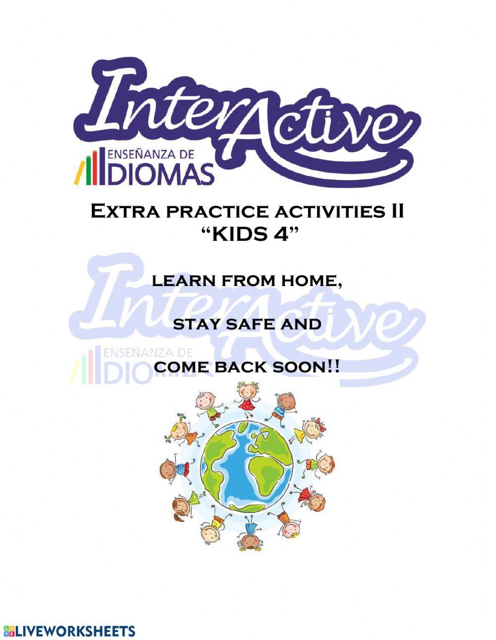 Kids 4 - Seasons- Extra Practice