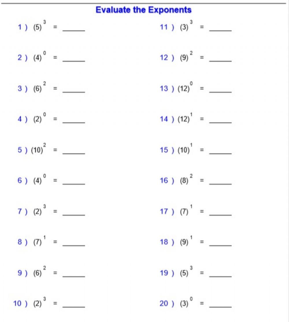 Order of Operations (Exponents Intro)