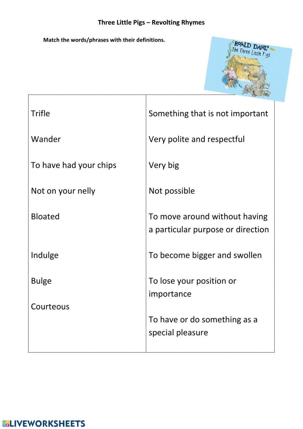 The Three Little Pigs - Revolting Rhymes