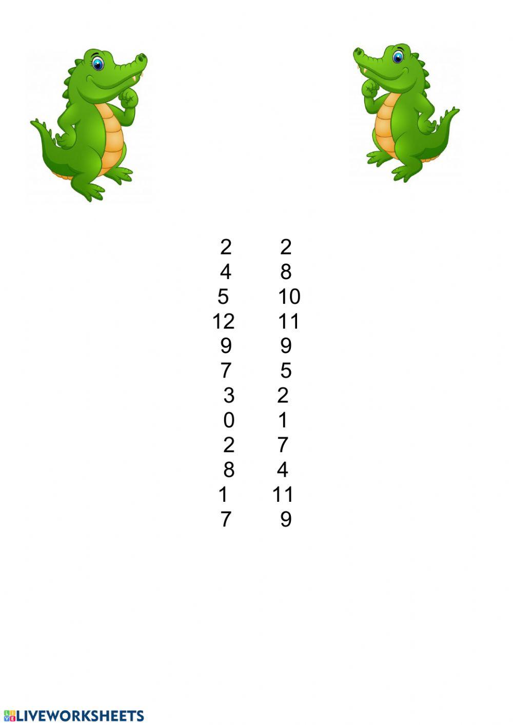 Maths activity Live Worksheets