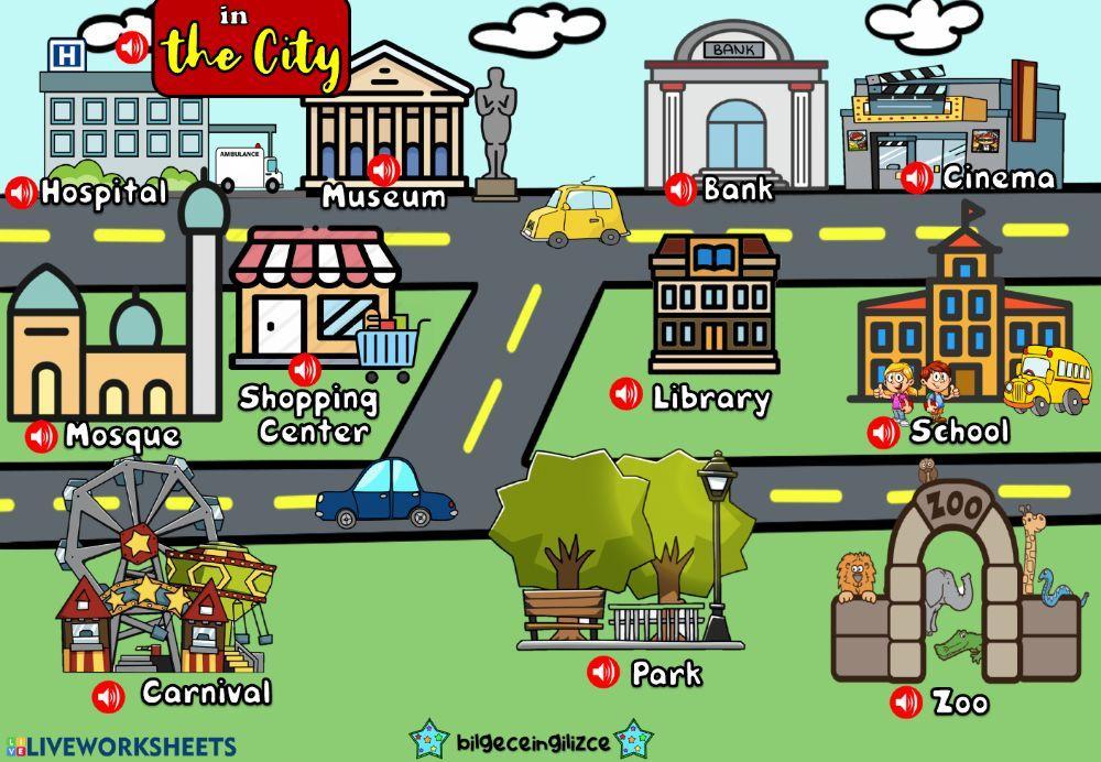 In the City(Audio dictionary)